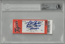 Miguel Cabrera Final Home Opener Autographed Ticket