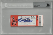 Miguel Cabrera 3000th Hit Autographed Ticket