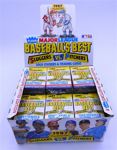 1987 Fleer Sluggers vs Pitchers Set Lot