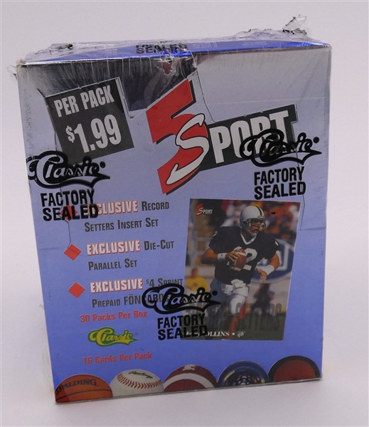 1995 Classic 5 Sport Wax Box