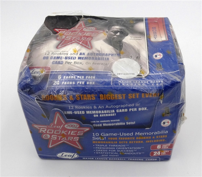 2002 Leaf Rookies & Stars Baseball Wax Box