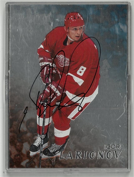 Igor Larionov Autographed Be a Player