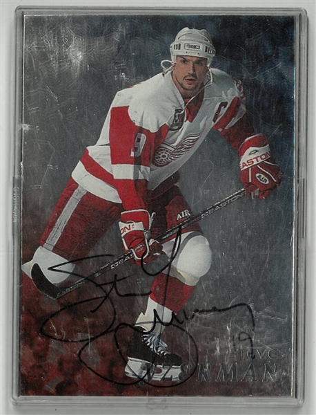 Steve Yzerman Autographed Be a Player