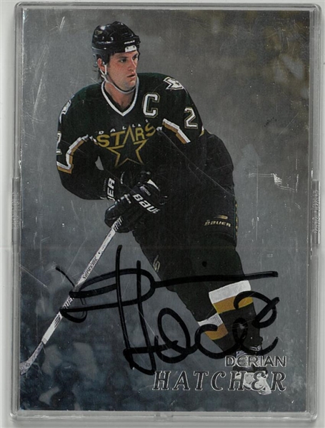 Derian Hatcher Autographed Be a Player