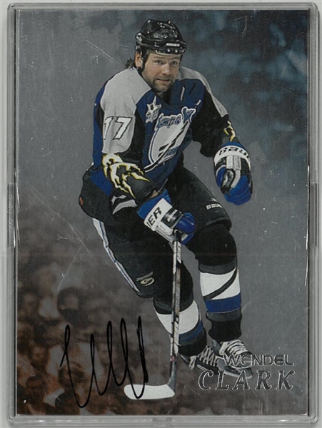 Wendel Clark Autographed Be a Player