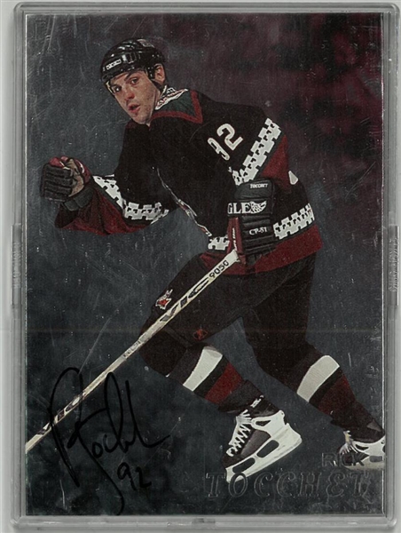 Rick Tocchet Autographed Be a Player