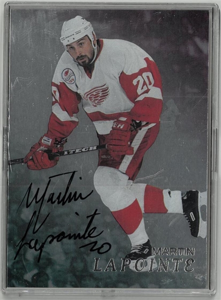 Martin Lapointe Autographed Be a Player