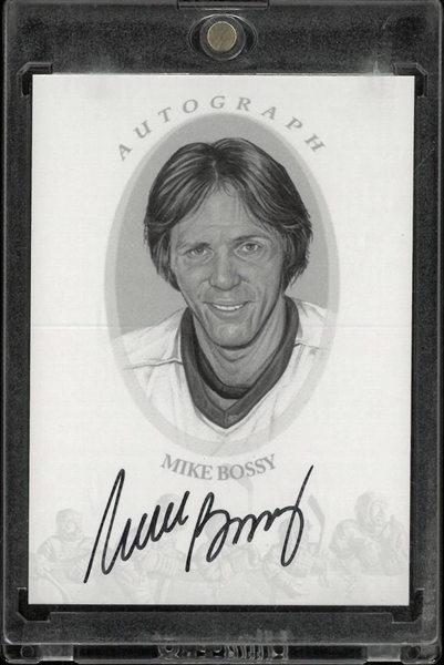 Mike Bossy Autographed 2010 In The Game