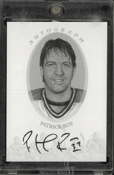 Patrick Roy Autographed 2010 In The Game