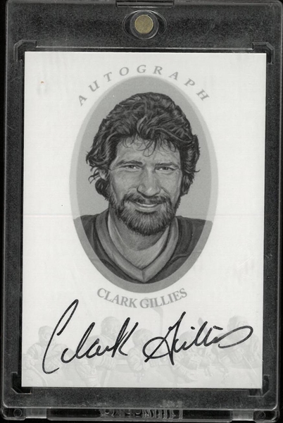 Clark Gillies Autographed 2010 In The Game