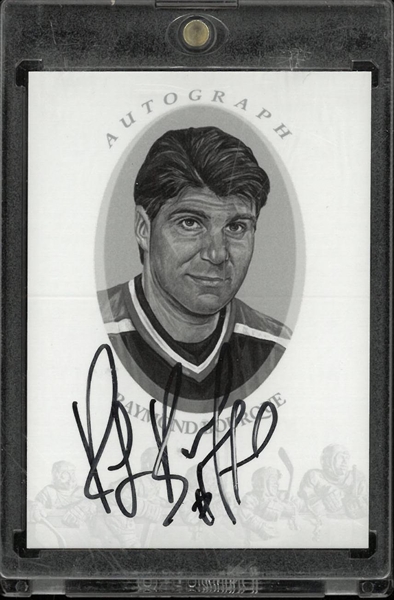 Ray Bourque Autographed 2010 In The Game