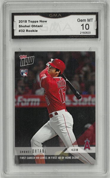 Shohei Ohtani 2018 Topps Now Rookie Card #32