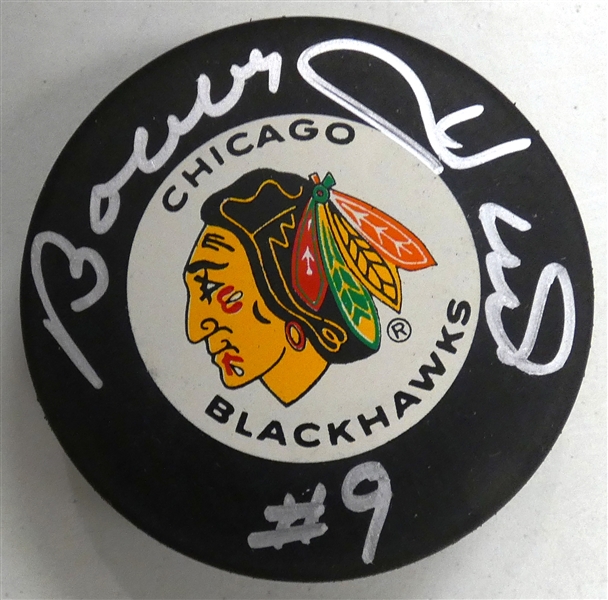 Bobby Hull Autographed Blackhawks Puck