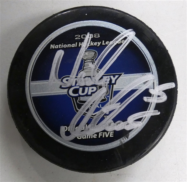 Nicklas Lidstrom Autographed 2008 Stanley Cup Puck