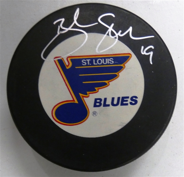 Brendan Shanahan Autographed Blues Puck