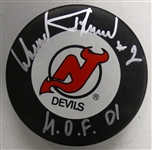 Slava Fetisov Autographed Devils Puck