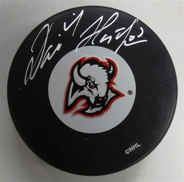 Dominik Hasek Autographed Sabres Puck