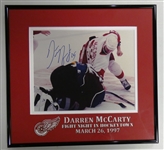 Darren McCarty Autographed Framed 8x10