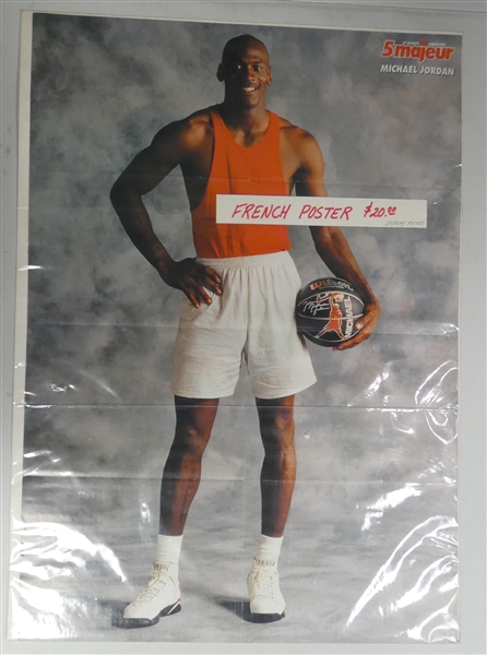 Michael Jordan Vintage French Poster