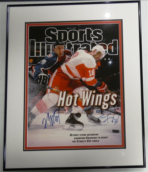Kirk Maltby & Eric Messier Autographed Framed 16x20 (Pick up only)