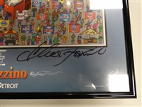 Charles Fazzino Autographed Super Bowl XL Detroit 18x24 Poster