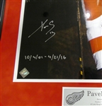 Pavel Datsyuk Autographed Framed 16x20