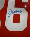 Joe Kocur Autographed Framed Red Wings Jersey (Pick up only)