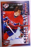 Serge Savard Autographed 11x17
