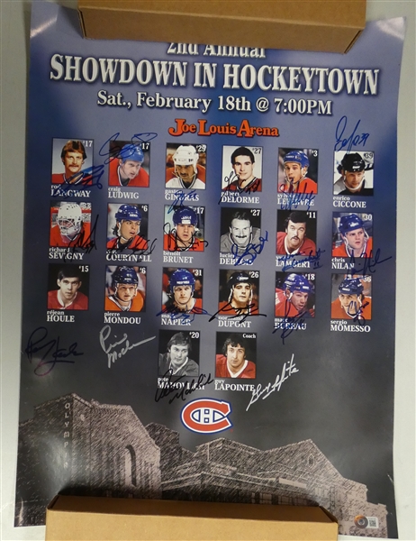 Montreal Canadiens Autographed Alumni Poster