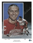 Alex Delvecchio Autographed 11x14 Litho