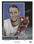 Bill Gadsby Autographed 11x14 Litho