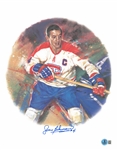 Jean Beliveau Autographed 11x14
