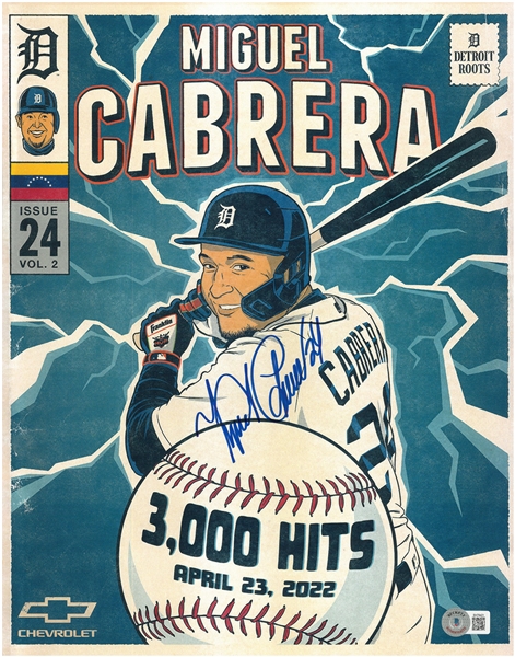 Miguel Cabrera Autographed 11x14