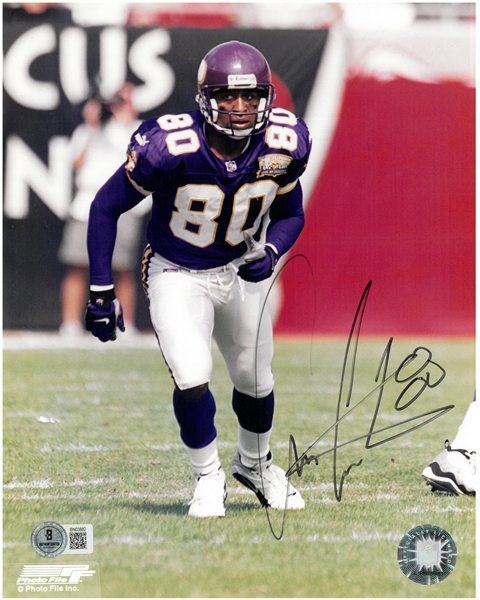 Cris Carter Autographed 8x10