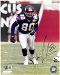 Cris Carter Autographed 8x10