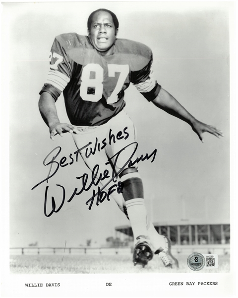 Willie Davis Autographed 8x10
