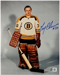 Gerry Cheevers Autographed 8x10