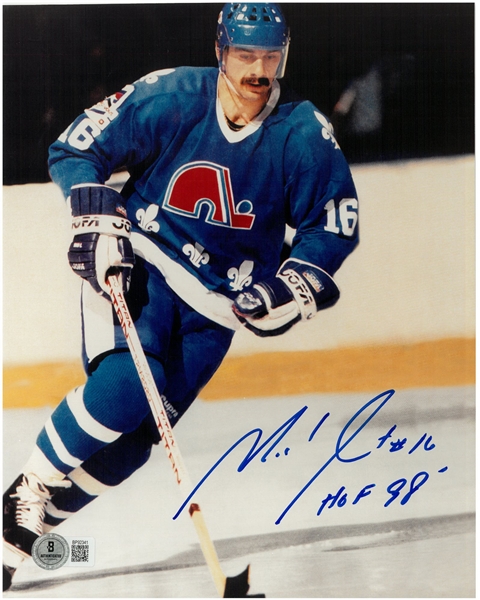Michel Goulet Autographed 8x10