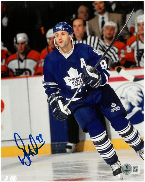 Doug Gilmour Autographed 8x10