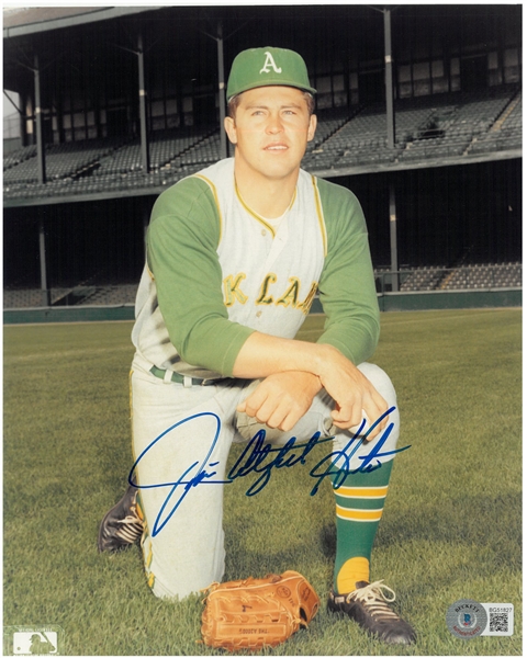 Jim "Catfish" Hunter Autographed 8x10