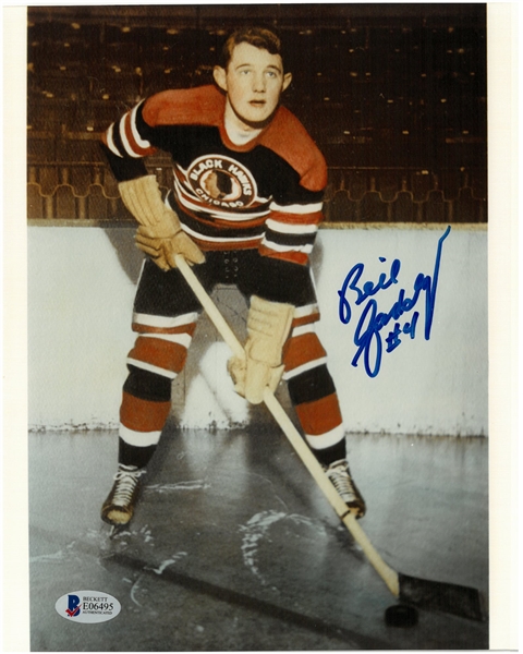 Bill Gadsby Autographed 8x10