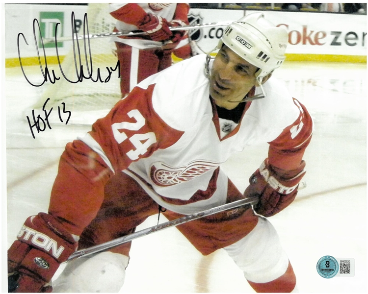 Chris Chelios Autographed 8x10