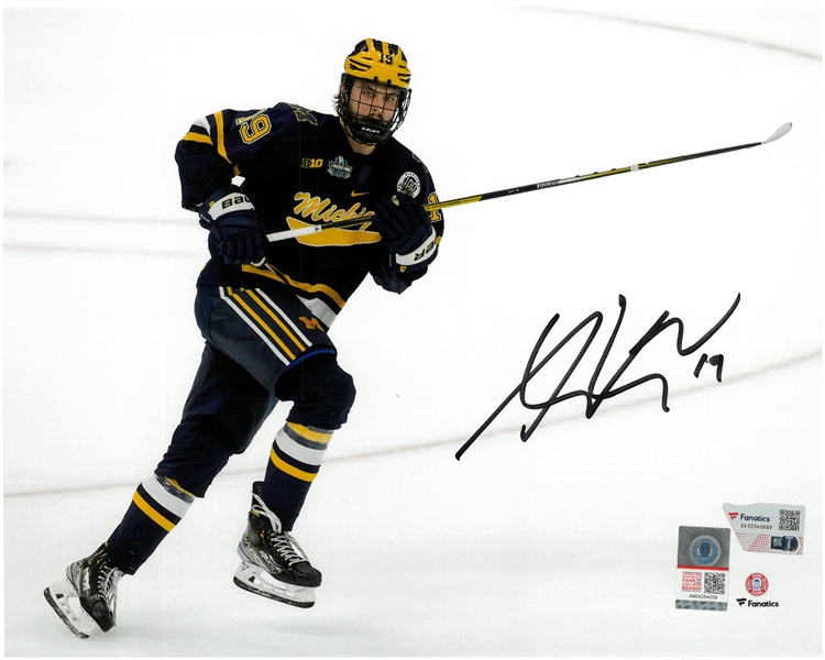Adam Fantilli Autographed 8x10