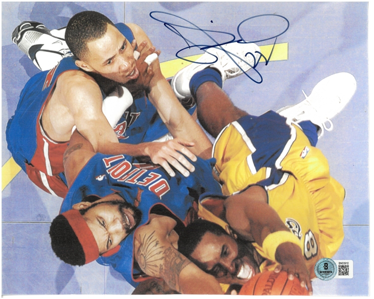 Tayshaun Prince Autographed 8x10