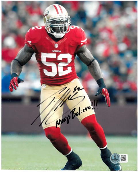 Patrick Willis Autographed 8x10