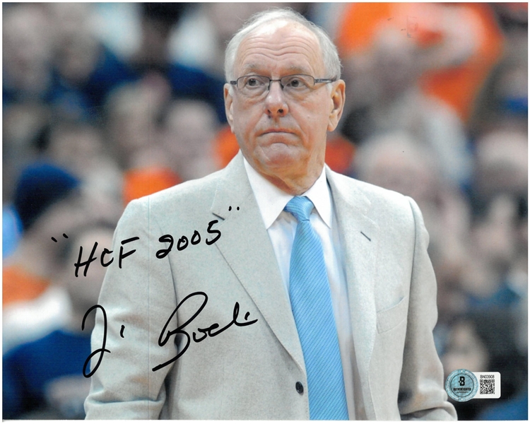 Jim Boeheim Autographed 8x10