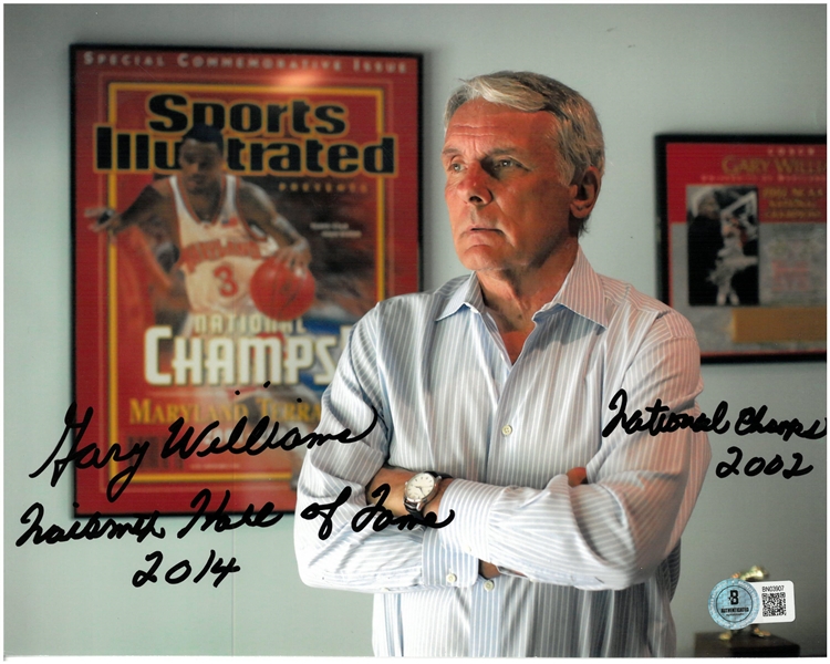 Gary Williams Autographed 8x10