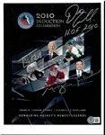 2010 Hockey Hall of Famers Autographed 8x10