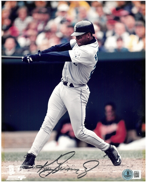 Ken Griffey, Jr. Autographed 8x10
