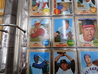 1968 Topps Baseball Near Set (Most Key Cards Included)